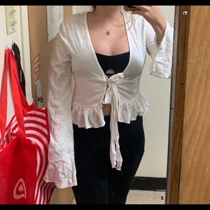 White Cardigan PACSUN